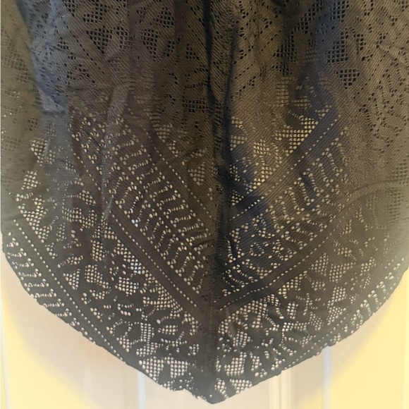 Bleu Rod Beattie Black lace fly away‎ tankini Top NWT plus size 18W whimsigoth - Picture 5 of 10